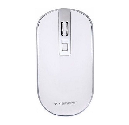 Миша Gembird MUSW-4B-06-WS Wireless White-Silver