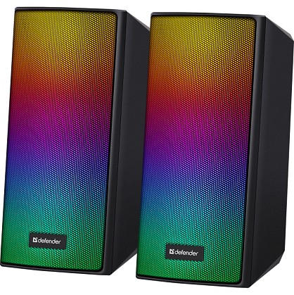 Акустична система Defender Spitfire 6W LED Bluetooth USB Black