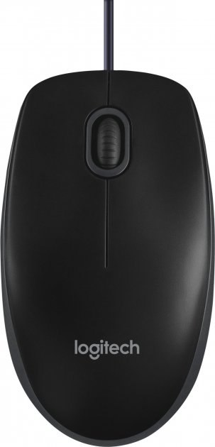 Миша Logitech B100 USB Black