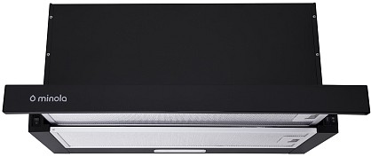 Витяжка Minola HTL 6614 BL 1000 LED (чорний)
