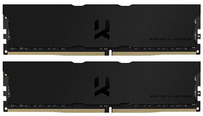 Оперативна пам’ять Goodram DDR4-3600 32768MB PC4-28800 (Kit of 2x16384) IRDM Pro Deep Black (IRP-K3600D4V64L18/32GDC)