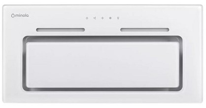 Витяжка повновбудована Minola HBI 6673 WH GLASS 1000 LED Line