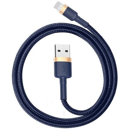 Кабель Baseus Cafule Cable USB for IP 2.4A 1 м Gold/Blue (CALKLF-BV3)