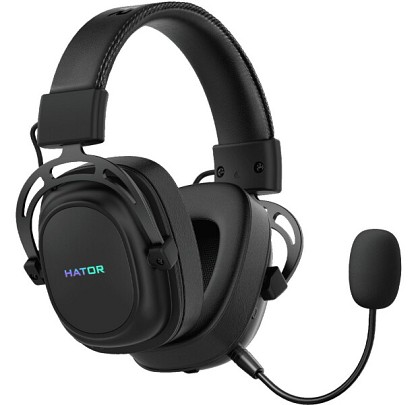 Навушники Hator HTA-850 Hypergang 7.1 Wireless Black