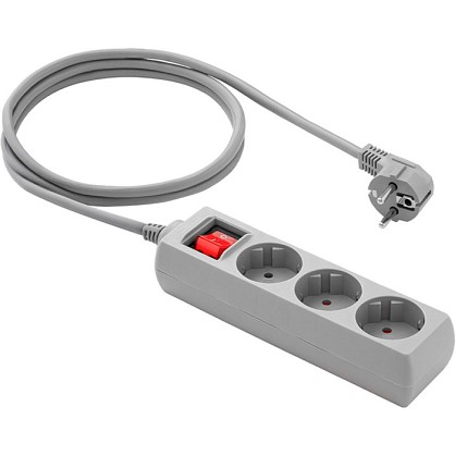 Мережевий фільтр Logan SFG3-5 Gray