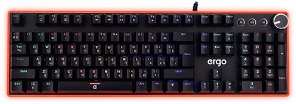 Клавіатура дротова Ergo KB-955 USB Black