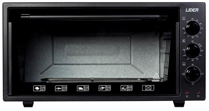 Електрична піч Lider 4823 ECO BLACK-RED