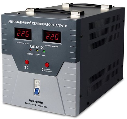 Стабілізатор напруги Gemix GDX-8000