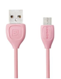 Кабель Remax Lesu RC-050m MicroUSB 1m Pink