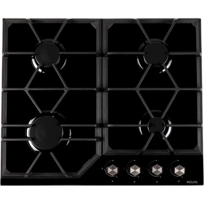 Варильна поверхня газова Weilor GG 604 BL