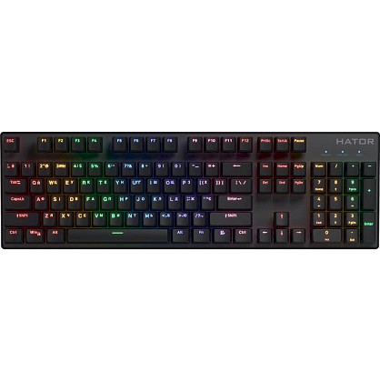 Клавіатура Hator Icefall Mecha wireless Rainbow (HTK204UA) black