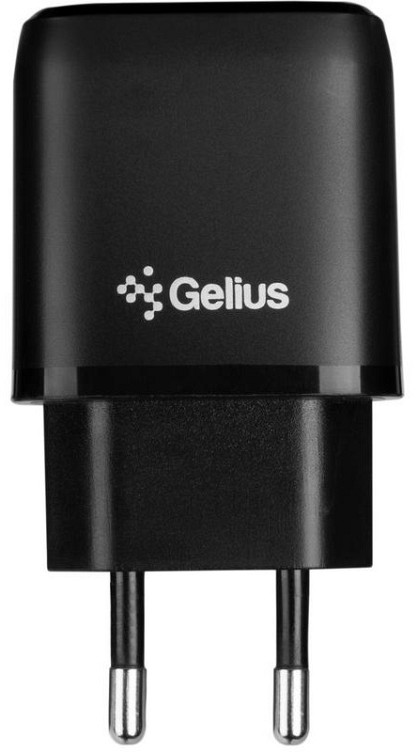 Зарядний пристрій Gelius Pro X-Duo GP-HC014 USB+Type-C QC3.0/PD20W Black