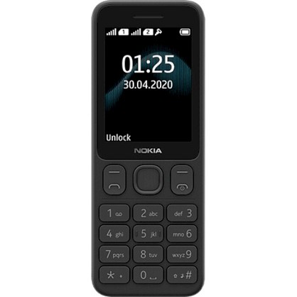 Мобільний телефон Nokia 125 Dual Sim Black (16GMNB01A17)