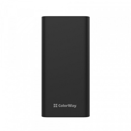 УМБ (Power Bank) ColorWay 30000mAh Lamp, Black