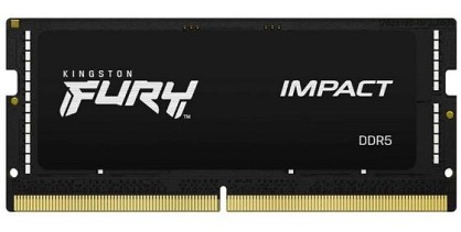 Оперативна пам'ять Kingston Fury SODIMM DDR5-4800 32768MB PC5-38400 Impact Black (KF548S38IB-32)