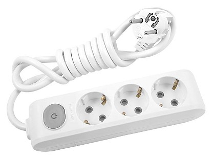 Подовжувач Panasonic X-tendia із заземленням 3 гнізда, 2 м (WLTA04322GR-UA)